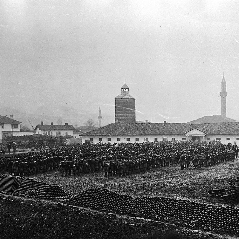 Novi Pazar fortress during WWI.