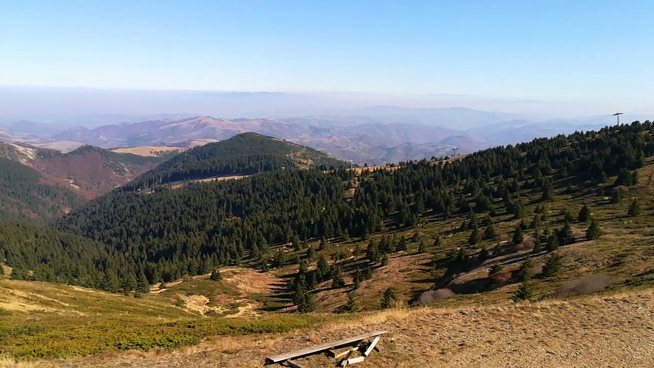 Panoramic view from the peak of Mt. Kopaonik